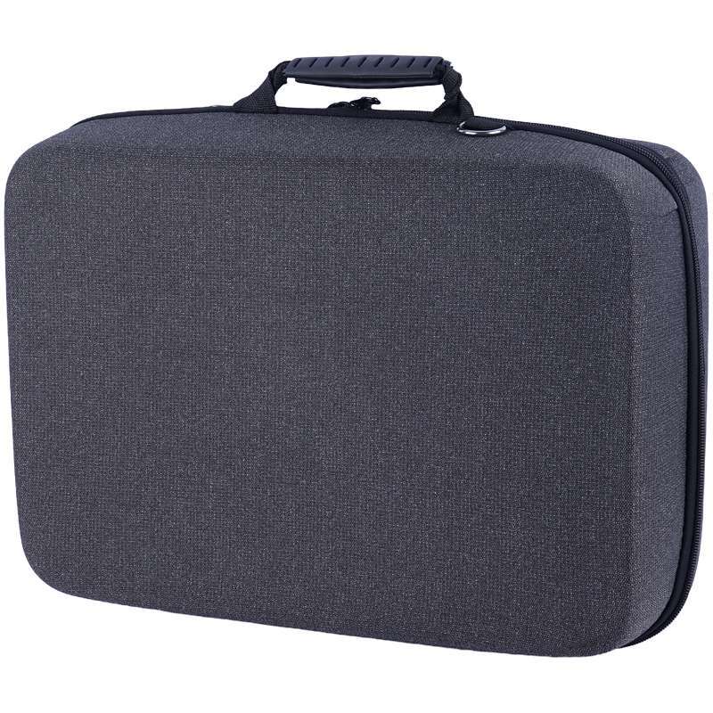 کیف کنسول بازی PS5 Slim زمینه طوسی + نگهدارنده هدست