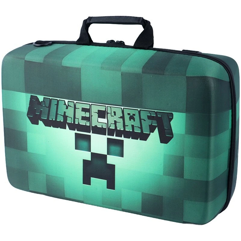کیف کنسول بازی PS5 Slim طرح Minecraft