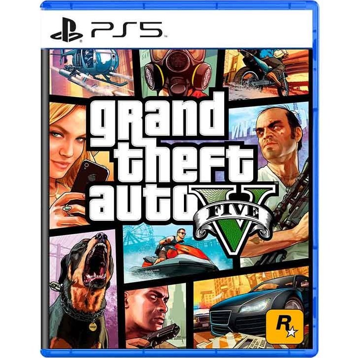 دیسک بازی GRAND THEFT AUTO V برای PS5-پلمپ اورجینال