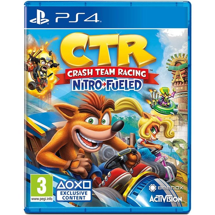 دیسک بازی Crash Team Racing Nitro Fueled (CTR) برای پلی استیشن 4 آکبند