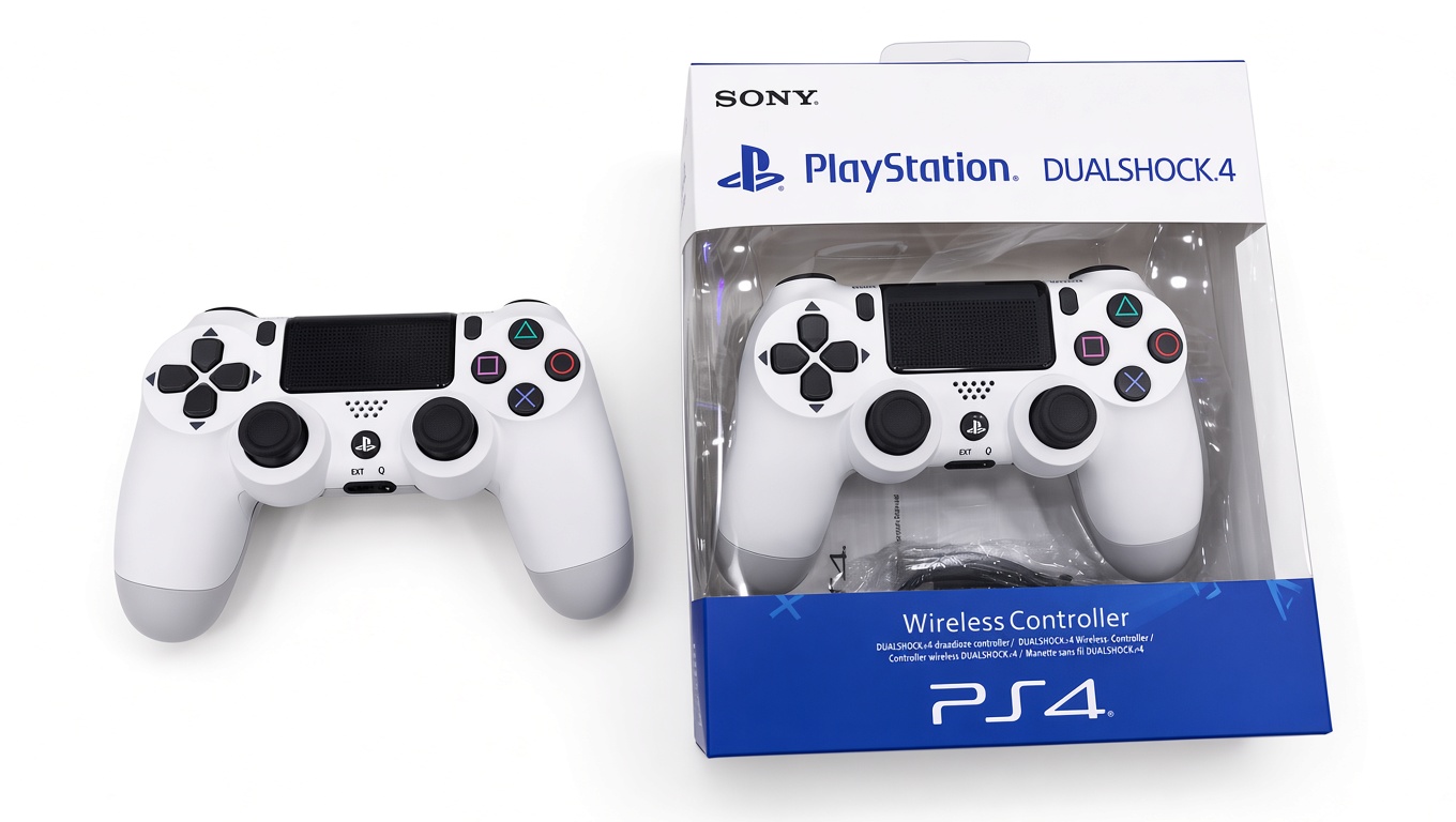 دسته بازی سونی مدل PS4 Dualshock 4 سفید - های_کپی درجه 1